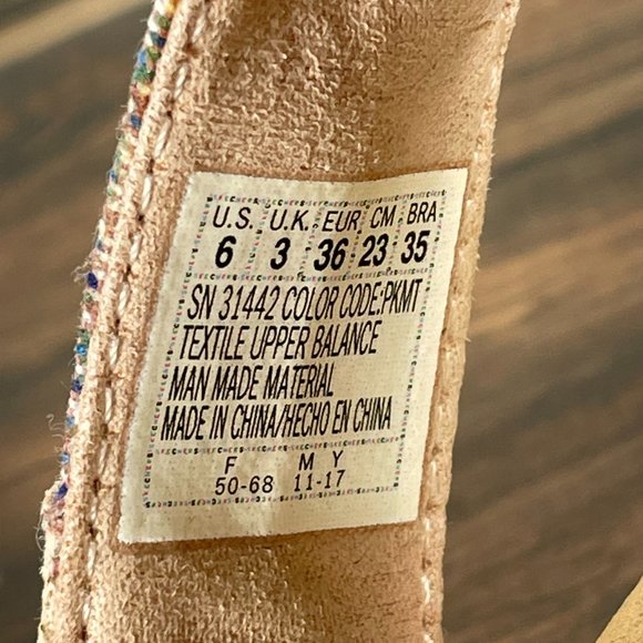 Skechers BOBS Desert Kiss Bohemian Women's Size 6 Shoes Multicolor Thong Sandals - Picture 12 of 12